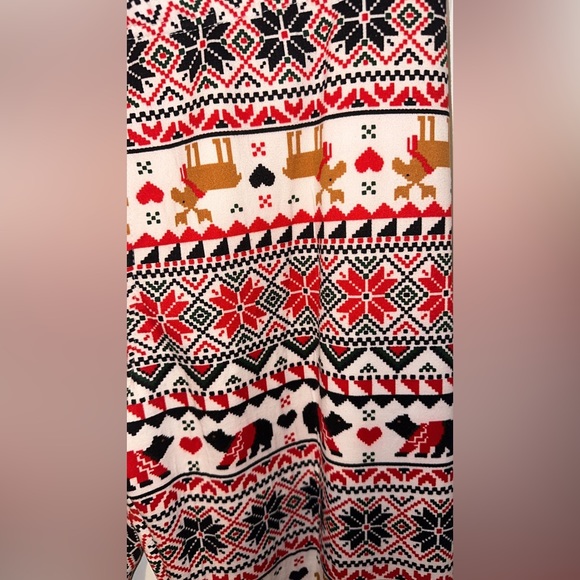 No Boundaries Teen Multicolor Aztec Fleece Pull On Ankle Leggings Size L 11-13 - Picture 2 of 5